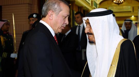 الرئيس التركي والعاهل السعودي