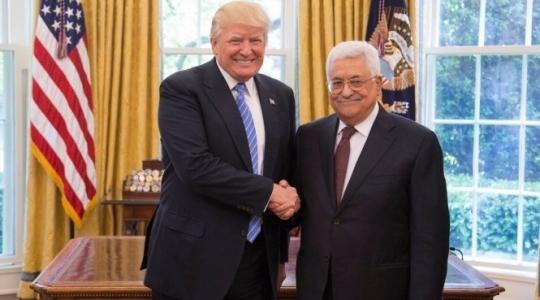 الرئيسان عباس و ترامب