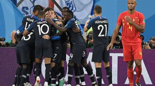 فرنسا تتغلب على الشياطين الحمر وتتأهل لنهائي كأس العالم