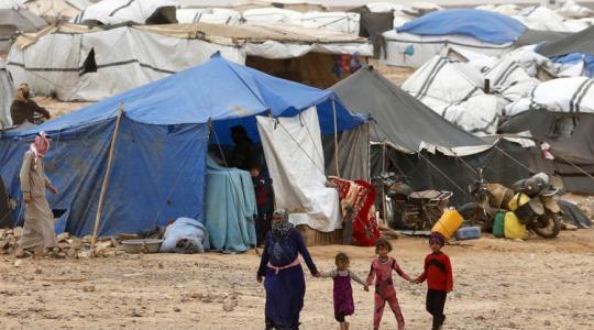 صورة أرشيفية من مخيم الركبان