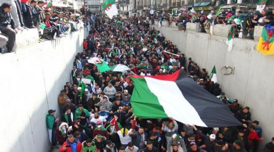 فلسطين في تظاهرات الجزائر