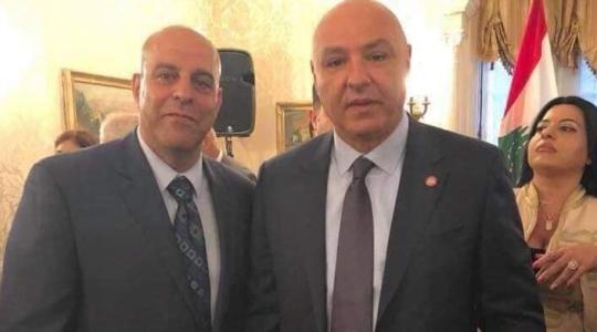 العماد جوزيف عون، مع العميل عامر الفاخوري،.JPG