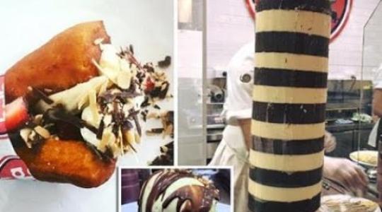 شاورما الشوكولاتة