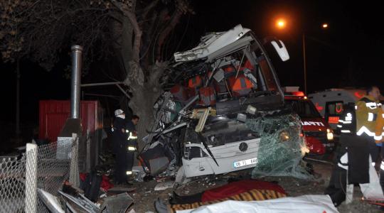حادث حافلة في تركيا