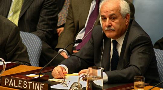 رياض منصور مبعوث فلسطين في الامم المتحدة