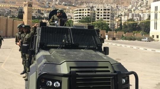 مصفحات عسكرية اردنية تتسلمها السلطة بموافقة اسرائيلية