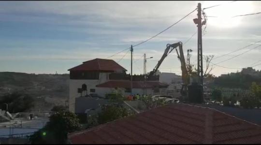 صورة من مكان الهدم