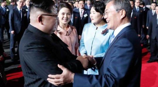 رئيسا الكوريتين يلتقيان في المنطقة المحايدة