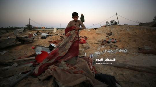 صورة من العداون الصهيوني على غزة