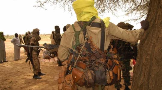 مسلحون على الحدود بين تشاد والسودان