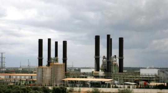 محطة توليد الكهرباء الوحيدة في غزة