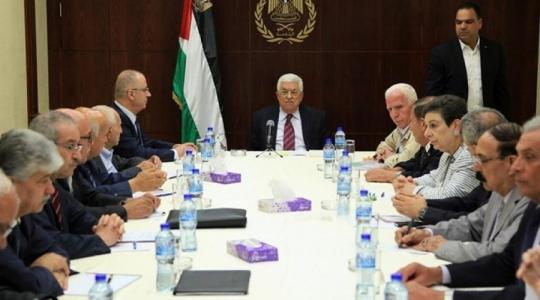 لجنة غزة تجتمع في مقر الرئاسة لمناقشة الورقة المصرية