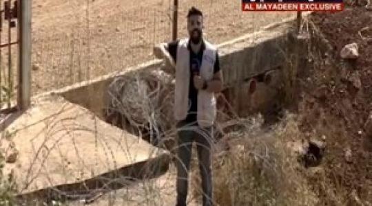 مراسل قناة الميادين في لبنان يدخل إلى فلسطين المحتلة