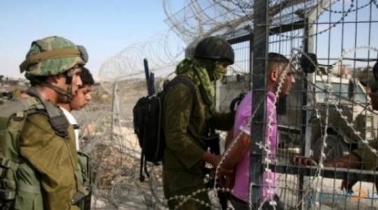 جيش الاحتلال يعتقل شاباً اجتاز السياج الحدودي