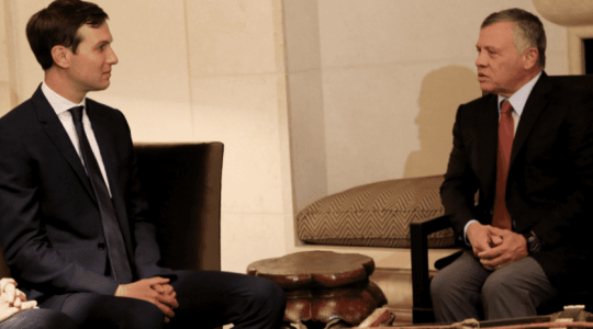 ملك الأردن عبد الله الثاني ومبوث أمريكية للشرق الأوسط جاريد كوشنير
