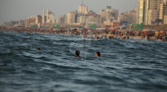 حرارة - بحر غزة