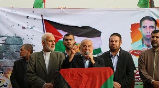 احمد بحر في مسيرات العودة