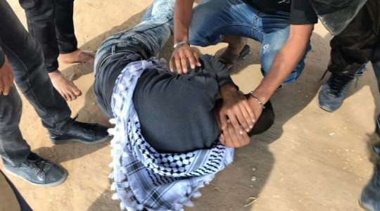 إصابة شاب بالرأس بقنبلة غاز ألقاها الاحتلال شرقي خانيونس