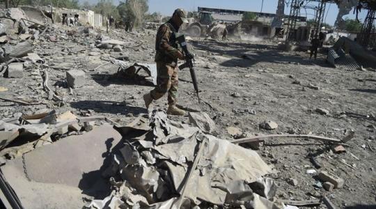 انفجار قنبلة في أفغانستان