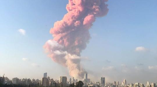  مرفأ #بيروت جراء الانفجار الضخـم (9)