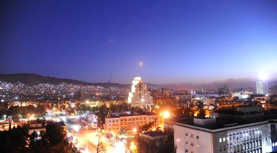 صورة من العدوان الأخير على سوريا