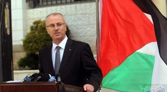 رامي  الحمد الله رئيس الوزراء الفلسطيني
