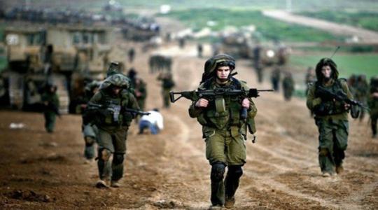 مناورات لجيش الاحتلال الاسرائيلي على حدود غزة