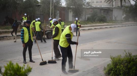 حملة النظافة من الإيمان في محافظتي غزة والشمال