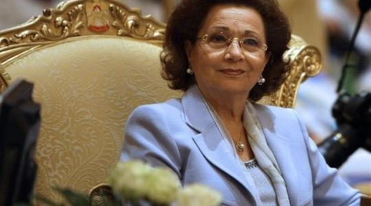 حقيقة وفاة سوزان مبارك بعد تدهور حالتها الصحية