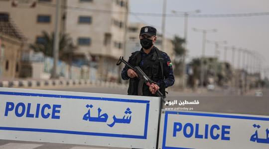 شرطة غزة  حواجز شرطة (2).JPG