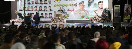 خانيونس: السرايا تؤبن الشهيدين "محمد شراب وهيثم البكري" وتكرم عائلة قائد اركان المقاومة بهاء أبو العطا