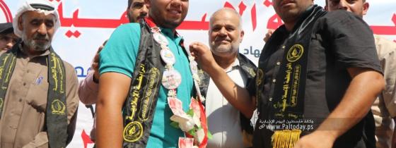 بالصور:الرابطة الإسلامية تعلن عن فعاليات فوج سيف القدس في قطاع غزة.