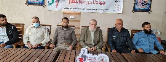 الجهاد الإسلامي في خزاعة ينظم لقاءاً سياسيا في ذكرى الانطلاقة الجهادية وذكرى استشهاد الدكتور فتحي الشقاقي