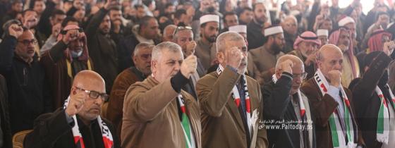 بالصور.. الجهاد الإسلامي تنظم مؤتمرًا شعبيًا بعنوان "المقاومة طريق التحرير" لإحياء ذكرى الإسراء والمعراج