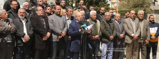 بالصور: وفقة للقوى الوطنية الإسلامية للتنديد بمؤتمر العار في النقب