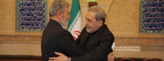 بالصور : علي أكبر ولايتي ، مستشار المرشد الأعلى للشؤون الدولية يستقبل الأمين العام لحركة الجهاد الإسلامي