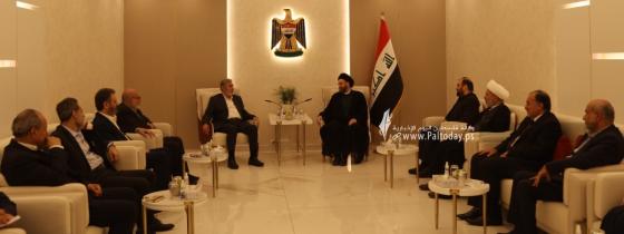 بالصور: زيارة وفد الجهاد الإسلامي برئاسة الأمين العام القائد المجاهد زياد النخالة  إلى العراق.. لقاءات رسمية ودينية وحزبية