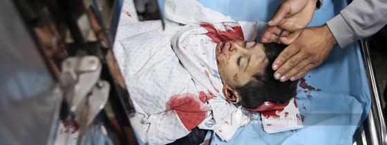 الطفل الشهيد علي عزالدين نجل الشهيد طارق عزالدين، ارتقى مع والده وشقيقته بعملية اغتيال جبانة نفذها الاحتلال بغزة فجر اليوم