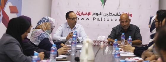 بالصور : "وكالة فلسطين اليوم الإخبارية" تستضيف عضو المكتب السياسي د.وليد القططي في الذكري الـ36 لانطلاقة حركة الجهاد الإسلامي في فلسطين