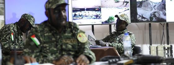 بالصور : جانب من مناورة "الركن الشديد 4" التي تنفذها الغرفة المشتركة لفصائل المقاومة الفلسطينية في ذكرى يوم المقاومة