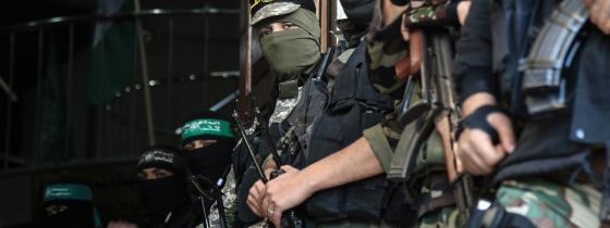 بالصور:حفل تابين  الشهيد التونسي محمد الزواري في قطاع غزة بحضور الفصائل الفلسطينية