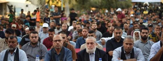 "الجهاد" تنظم مهرجانًا تكريمًا لشهداء معركة البنيان المرصوص في دير البلح