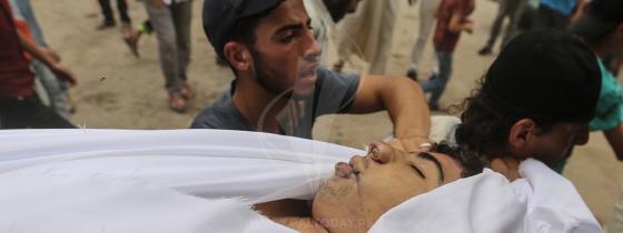 جنازة الشهيد ابو عصر الذي ارتقى اليوم متأثراً بجراحه التي أصيب بها الجمعة الماضية
