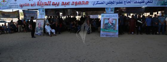بالصور:تواصل وفود المعزين بوفاة الفقيد "ابو هنادي" عضو المجلس العسكري لسرايا القدس