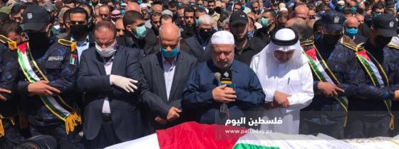 جنازة عضو المكتب السياسي لحركة حماس الراحل أحمد الكرد في دير البلح وسط قطاع غزة