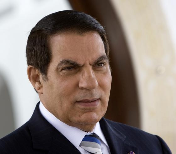 الرئيس التونسي المخلوع زين العابدين بن علي