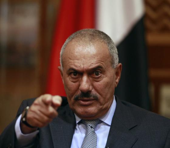 علي عبد الله صالح الرئيس اليمني السابق 