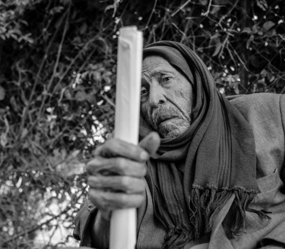 الحاج ابو محمد البلعاوي (77 عاماً) من مواليد المجدل المحتل