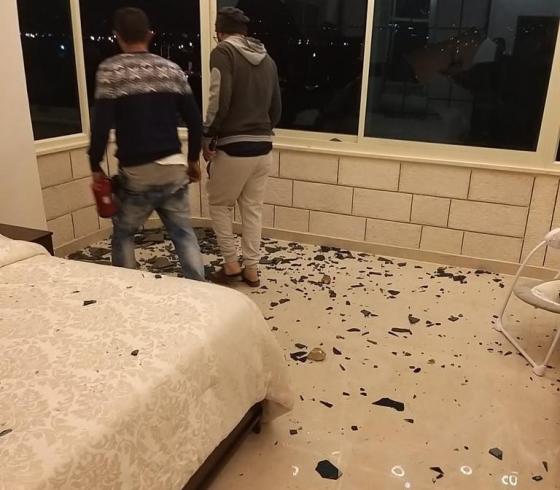 صورة للمنزل الذي هاجمه المستوطنون
