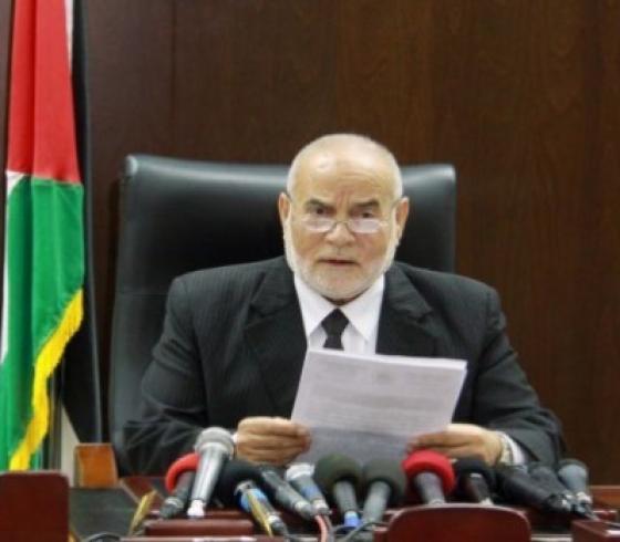 د. احمد بحر رئيس المجلس التشريعي الفلسطيني بالانابة